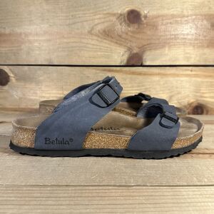Mens 7 / Women’s 9 Betula Original Birkenstock Blue Two Strap Sandals Shoes RARE